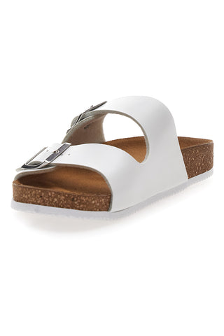 Bele natikače z dvojno zaponko, izdelane v Italiji PITTARELLO TIERRA 335A00630SR