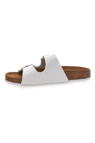 Bele natikače z dvojno zaponko, izdelane v Italiji PITTARELLO TIERRA 335A00630SR