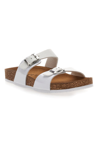 Bele natikače z dvojno zaponko PITTARELLO TIERRA 335A006SR