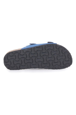 Modre denim copate z zakovicami in dvojno zaponko PITTARELLO SUN SR001