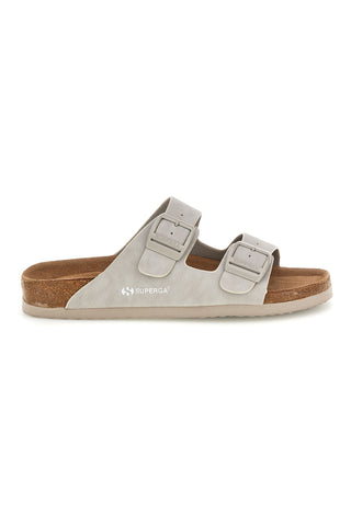 Svetlo sivi copati z dvojno zaponko Superga S11U109