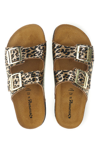 Leopardji copati z dvojno zaponko Superga S31Y796
