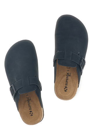 Modri copat z usnjenim vložkom Superga S11U700