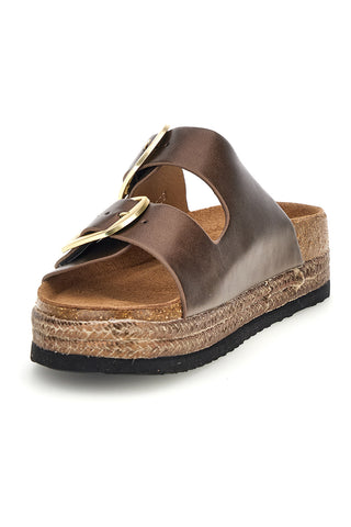 Bronasti copati z dvojno zaponko Superga S11T627