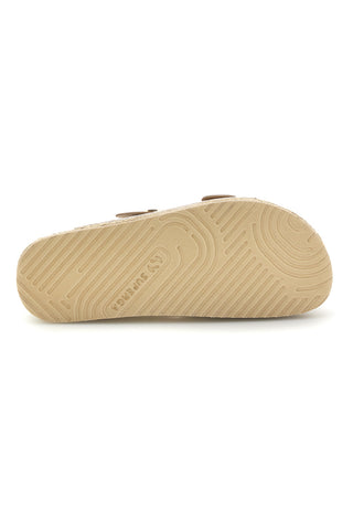 Zlati copati z dvojno zaponko Superga S11T627