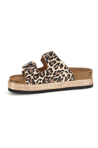 Roza zlati copati z dvojno zaponko Superga S11U421