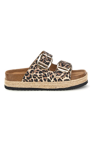 Leopardji copati z dvojno zaponko Superga S11Y279