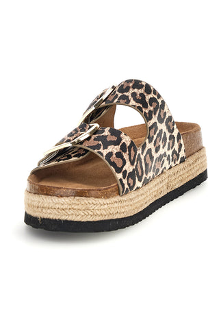 Leopardji copati z dvojno zaponko Superga S11Y279
