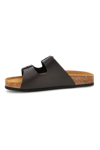 Rjavi copati z dvojno zaponko Superga S31C371