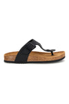 Črni copati z zaponko Superga S31Y285