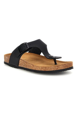 Črni copati z zaponko Superga S31Y285