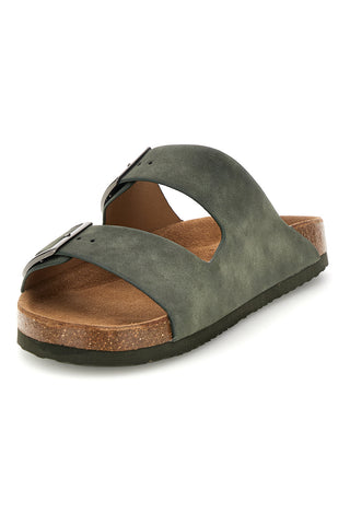 Zeleni copati z dvojno zaponko Superga S11U171