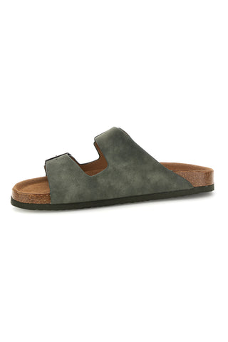 Zeleni copati z dvojno zaponko Superga S11U171