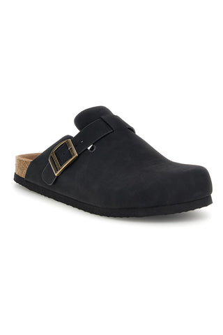 Črni copati z nastavljivo zaponko Superga S11U700