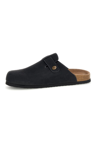 Črni copati z nastavljivo zaponko Superga S11U700
