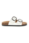 Beli copati z dvojno zaponko Me & me 1043103