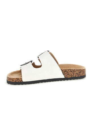 Beli copati z dvojno zaponko Me & me 1043103