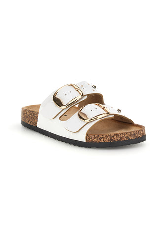 Beli copati z zaponkami in čepi Me & Me 15617