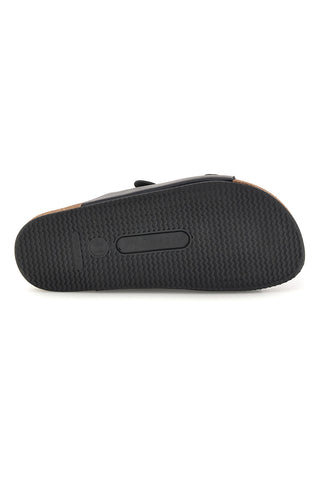 Črni copati z dvojno zaponko Pittarello tierra 335A038SR