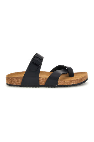 Črni copati z zaponko Pittarello tierra 335A311SR