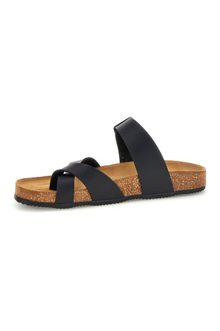 Črni copati z zaponko Pittarello tierra 335A311SR