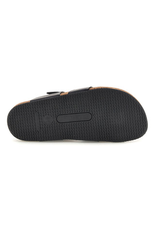 Črni copati z zaponko Pittarello tierra 335A311SR
