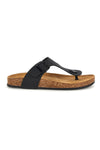 Črni copati z zaponko Pittarello tierra 335A2177SR