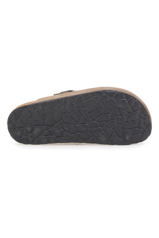 Taupe copate s sponko iz pravega usnja Pittarello Tierra 335A013PR