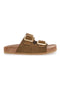 Taupe copate z dvojno sponko in protizdrsno podplatom Pittarello Green Walk Vegan 335CF20631S