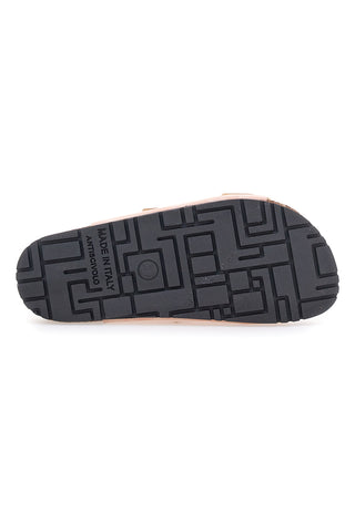 Roza copate z dvojno zaponko, usnjeno podlogo in protizdrsno podplatom Pittarello Green walk 335CF20630SR