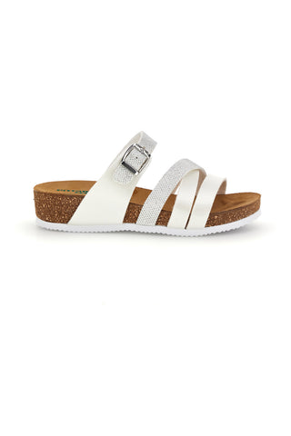 Beli copati z usnjenim vložkom Pittarello eco 293A410SR