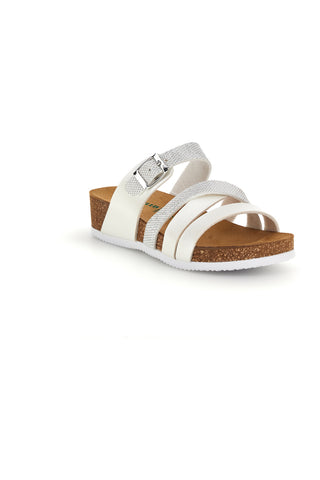Beli copati z usnjenim vložkom Pittarello eco 293A410SR