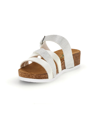 Beli copati z usnjenim vložkom Pittarello eco 293A410SR