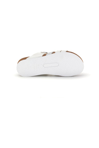 Beli copati z usnjenim vložkom Pittarello eco 293A410SR