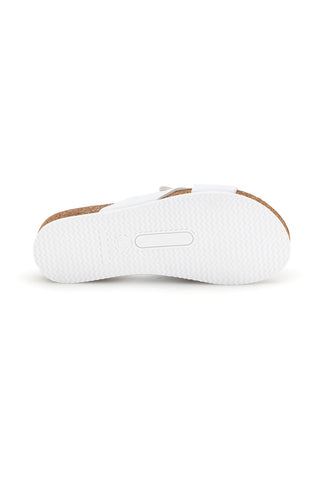 Beli copati s podplatom iz pravega usnja Pittarello eco 293A121SR