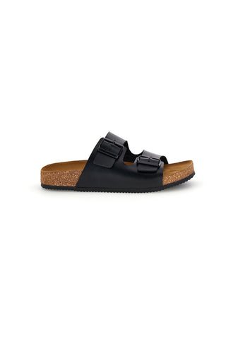 Pittarello Tierra dvojni črni copati 335A20630SR