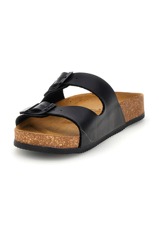 Pittarello Tierra dvojni črni copati 335A20630SR