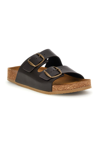 Pittarello Tierra 335A20630SR copati z dvojnim trakom temno rjave barve