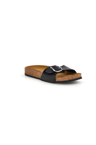 Črni copati z zaponko Pittarello Tierra 257A21030SR