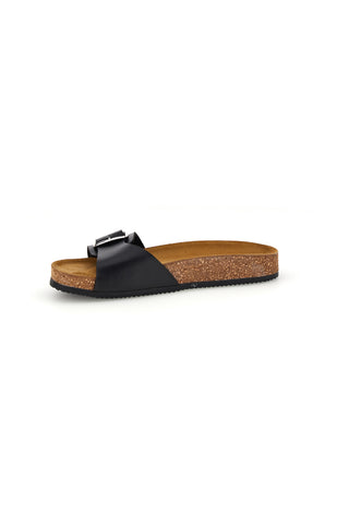 Črni copati z zaponko Pittarello Tierra 257A21030SR