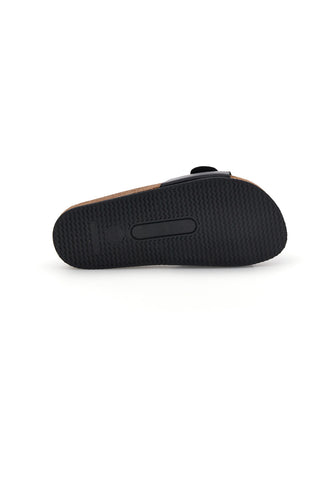Črni copati z zaponko Pittarello Tierra 257A21030SR