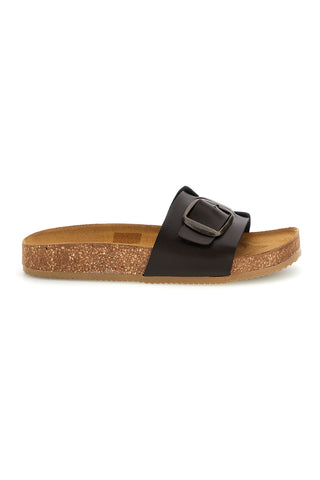 Črni copati z zaponko Pittarello tierra 335A1100SR