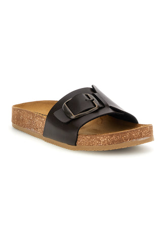 Črni copati z zaponko Pittarello tierra 335A1100SR