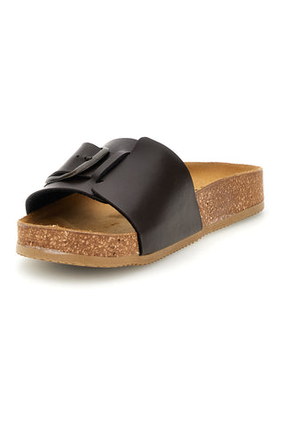 Črni copati z zaponko Pittarello tierra 335A1100SR