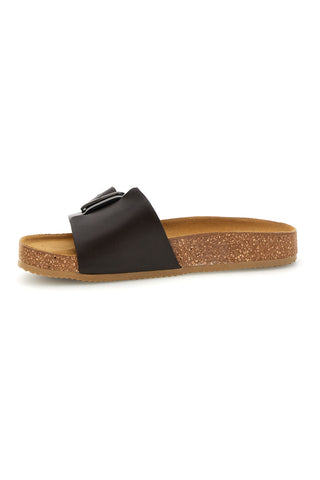 Črni copati z zaponko Pittarello tierra 335A1100SR