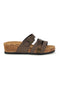Taupe copati s trakovi in anatomskim podplatom Bio up 308