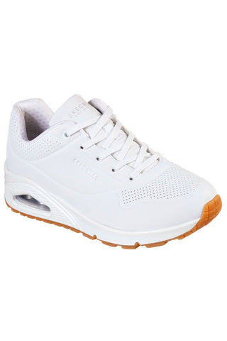 Bele superge z zračno hlajeno spominsko peno Skech-Air Skechers Uno Stand on Air