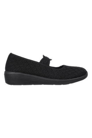 Črne balerine Skechers Arya That's Sweet