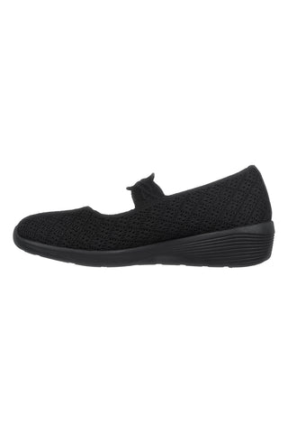 Črne balerine Skechers Arya That's Sweet