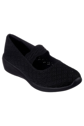 Črne balerine Skechers Arya That's Sweet